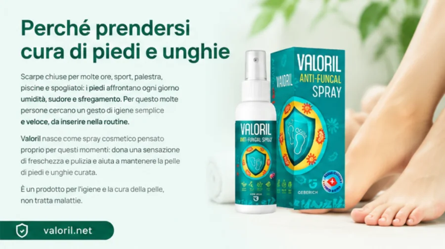 {{OFFER_NAME}} — Spray für die tägliche Pflege von Füßen und Nägeln